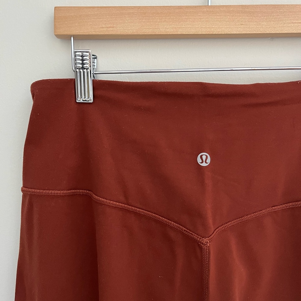 Lululemon Athletica Red Cropped Ankle Pants